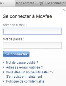 myaccount/mcafee.com|accéder mon compte mcafee.